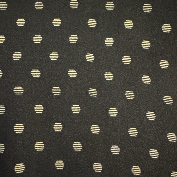 Lands' End Size 2 Multi-Color w/Polka Dots 3/4 Sleeve Button-Front Blouse - EUC - Picture 3 of 5